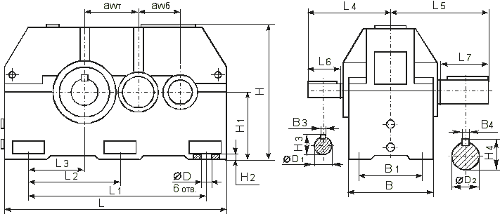 редуктор Ц2У-355Н